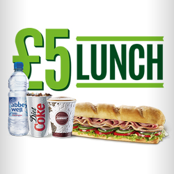 £5 Footlong Lunch